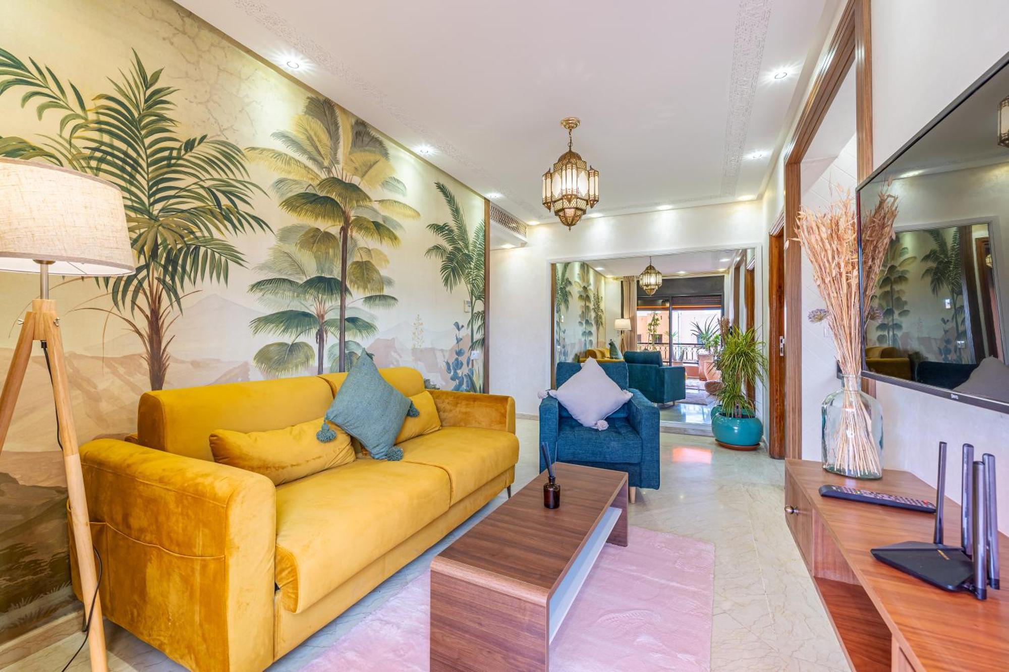 Le Jasmin - Appartement Authentique A Gueliz Марракеш Экстерьер фото