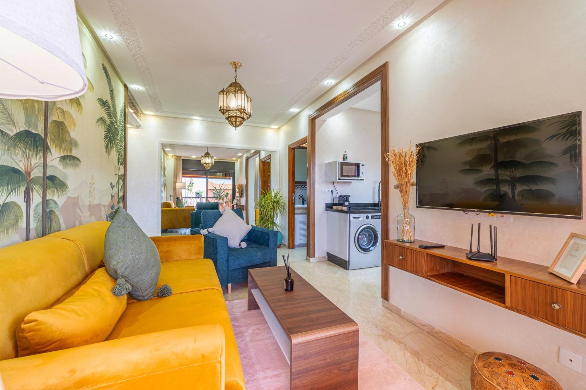 Le Jasmin - Appartement Authentique A Gueliz Марракеш Экстерьер фото