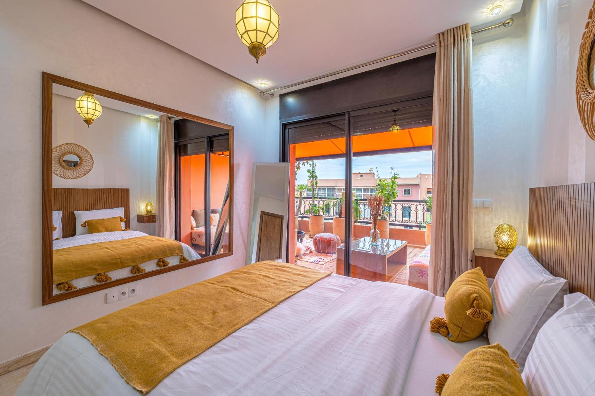 Le Jasmin - Appartement Authentique A Gueliz Марракеш Экстерьер фото