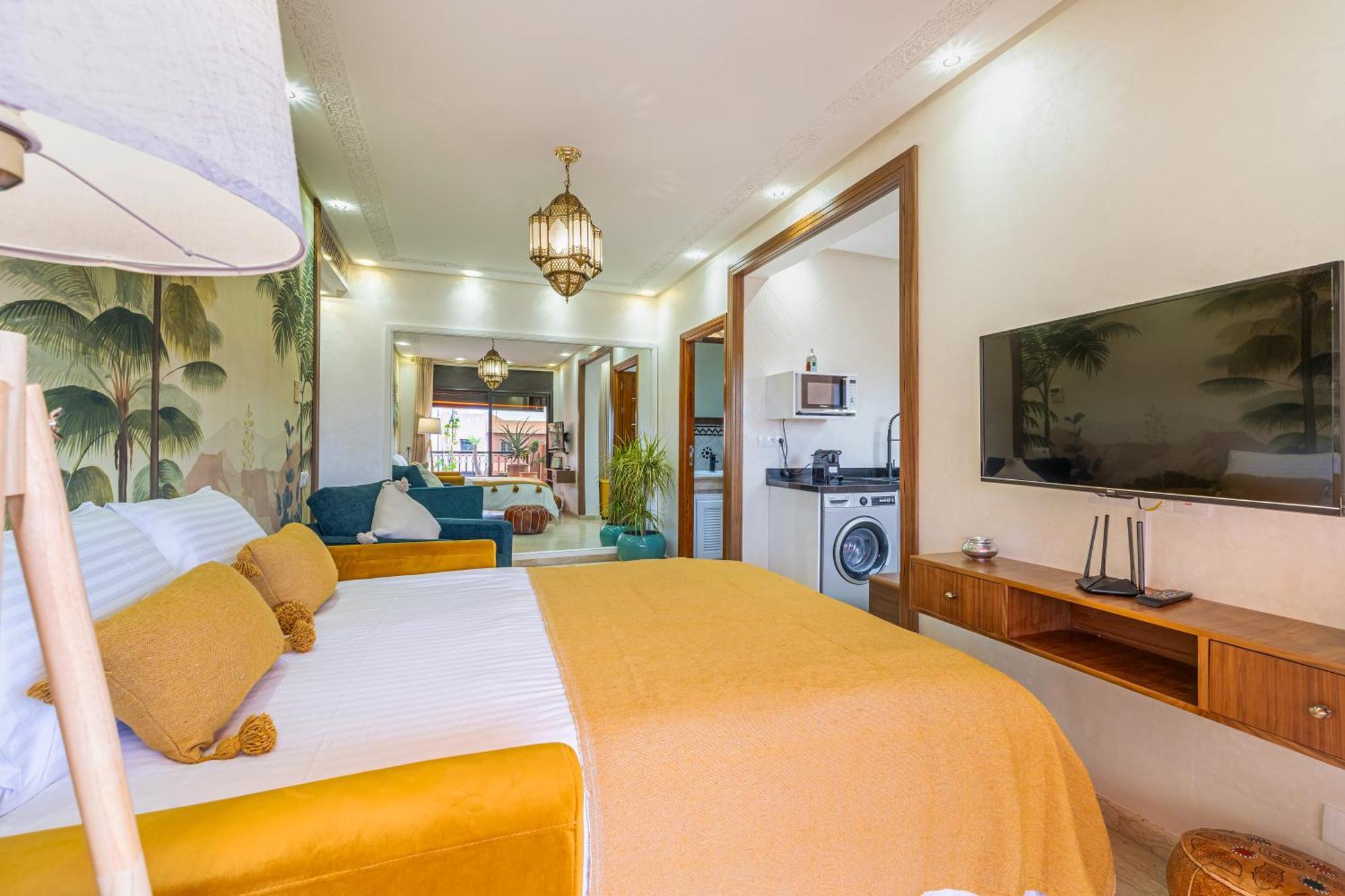 Le Jasmin - Appartement Authentique A Gueliz Марракеш Экстерьер фото